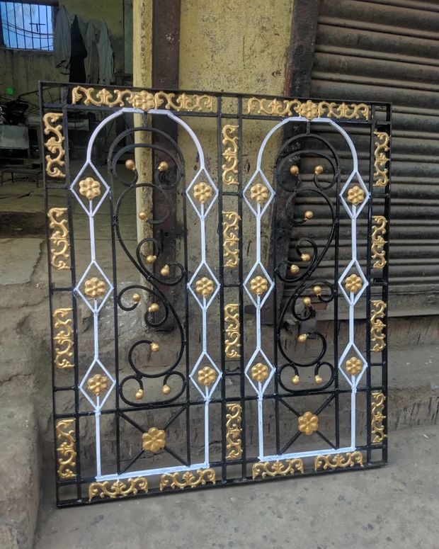 Decorative iron screen